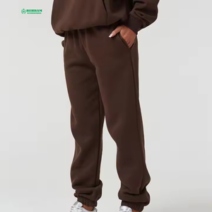 Conjunto de Sudadera con Capucha Morada y Pantalones Deportivos, Estilo Urbano, Hombros Caídos, Sudadera Informal, Cintura Elástica, Joggers Oversize para Adultos - Product Image 4