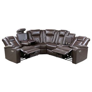 3 pezzi di lusso componibile componibile componibile per soggiorno Premium in ecopelle con rivestimento in peluche portabicchieri - Product Image 6