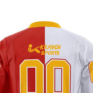 Jersey de Fútbol Americano Sublimado de la Mejor Calidad, Diseño de Cuello Personalizado, Jersey de Fútbol Americano Estampado - Product Image 5