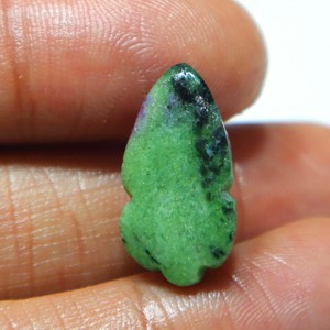 Cabujón de Zoisita Rubí Natural Tallado, Gema de Rubí Tallada a Mano, Piedra Suelta Lisa, Proveedor Mayorista para Joyería - Product Image 3