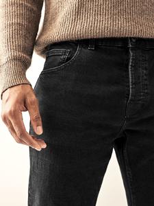 กางเกงยีนส์เดนิมพรีเมียมสำหรับผู้ชาย ผลิตจากผ้าฝ้ายที่ทนทาน ทรงเข้ารูปทันสมัย ผ่านการฟอกสีอย่างมีสไตล์ พร้อมตะเข็บเสริมความแข็งแรง - Product Image 5