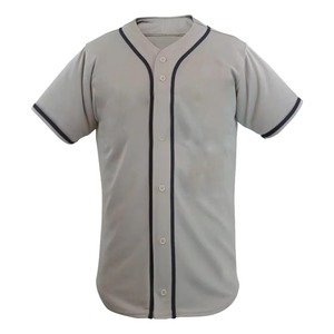 Streetwear Baseball Jersey Sublimation Printed Breathable Quick Dry 100% Polyester Customized Colors Low MOQ OEM Service Hot - Product Image 4