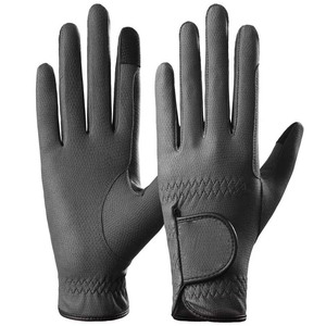 Professional Custom High Quality Super Grip Winter Leather Horse Riding Gloves Full Finger Windproof Waterproof Breathable - Product Image 5