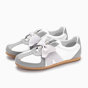 Zapatillas Deportivas de Mujer B'fee, de Piel Auténtica, con Banda Elástica, Duraderas, con Lazo, Suela Delgada de Goma, para Caminar y Hacer Deporte, OEM ODM - Product Image 2