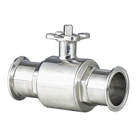 Vanne à boisseau sphérique sanitaire en acier inoxydable 304 316L de qualité alimentaire, à raccord Tri-Clamp, 2 pouces DN50 ISO5211, plateforme haute 1000WOG, vente en gros, usine OEM