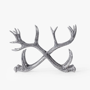 Support à vin moderne en aluminium, motif bois de cerf, réutilisable, léger, portable, durable, capacité 2 bouteilles, résistant à la rouille, pour fêtes - Product Image 3