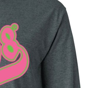 Sudadera de Manga Larga Color Gris Carbón 1908, Cuello Redondo, Estampado Gráfico, Informal, Ropa Deportiva para Mujer, Puños Acanalados, para Uso Diario - Product Image 5