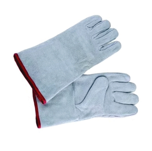 High Quality High Heat Resistance Anti-Cut Breathable Fleece Lined Golden Cowhide Leather PPE Welder <b>Gloves</b> for TIG/MIG/Stick - Product Image 6