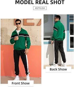 Pantalones Deportivos Casuales Unisex de Color Sólido con Cintura Ajustable con Cordón, Bolsillos Laterales y Puños Elásticos para Otoño - Product Image 4