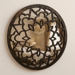 Bathroom <b>Makeup</b> <b>Table</b> High Quality Bone Inlay Most Popular Modern Wall Mounted Mirror Decoration Living Room Hotel Restaurant - Product Image 4