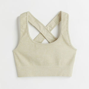 Sujetador Deportivo Ajustable con Logotipo Personalizado del Mejor Fabricante a Bajo Precio para Mujer - Product Image 1