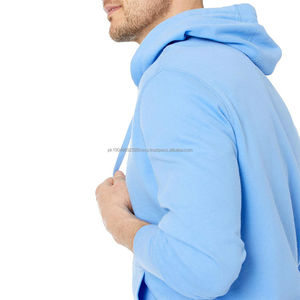 Sweat-shirt à capuche streetwear personnalisé élégant 100% coton confortable décontracté à fermeture éclair intégrale avec fermeture éclair et technique de broderie - Product Image 4