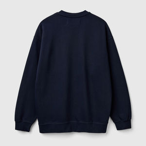 Sweat-shirt surdimensionné personnalisé pour homme, broderie personnalisée, coton premium, confortable, haute qualité, col rond, OEM - Product Image 3