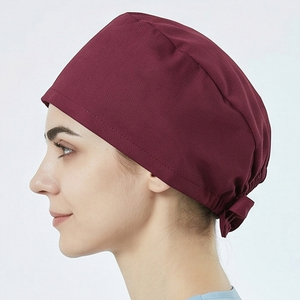 Round <b>Scrub</b> <b>Cap</b> Dental Hospital For Women \ Surgical <b>Scrub</b> Hats for Women \ Wholesale Women <b>Scrub</b> <b>Cap</b> \ Custom Nurse <b>Scrub</b> <b>Cap</b> - Product Image 3