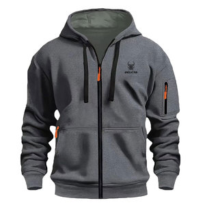 Fashion Wear Custom Men Hoodies High Quality Men Zipper Hoodies New Style Basics Men Hoodies - Product Image 1