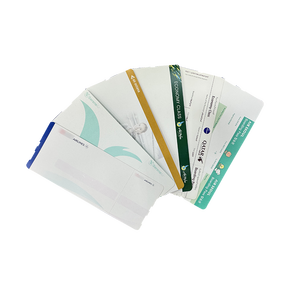 Pegatinas de equipaje rectangulares térmicas directas duraderas y autoadhesivas para aerolíneas - Product Image 5