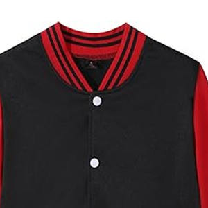 Veste universitaire de baseball pour hommes, veste varsity avec logos brodés, respirante - Product Image 2