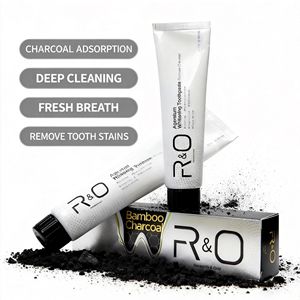 Dentifrice blanchissant au charbon de bambou 3,5 oz - Nettoyage en profondeur naturel, fluorure, stock US, livraison rapide - Product Image 1