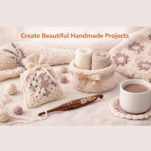 เข็มโครเชต์ไม้บีชขัดเงาคุณภาพพรีเมียมแบบทันสมัย - Product Image 4