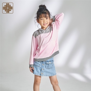 ODM OEM Customized Branded <b>Hoody</b> Eco Friendly T-shirt for Girls - Product Image 3