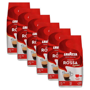 Café Lavazza Qualita Rossa 1kg de qualité supérieure, fraîchement torréfié, directement de l'usine, meilleur prix, vente flash - Product Image 2
