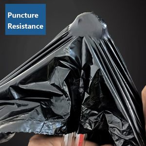 ถุงขยะแบบม้วน ถุงพลาสติกสำหรับใส่ขยะ ถุงขยะแบบม้วน มีเชือกรูด ถุงขยะแบบหนา ยืดหยุ่นได้ - Product Image 3