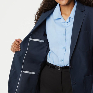 Vêtements d'hiver personnalisés pour adultes et enfants, veste blazer pour uniforme scolaire unisexe, manteaux formels pour collège - Product Image 4