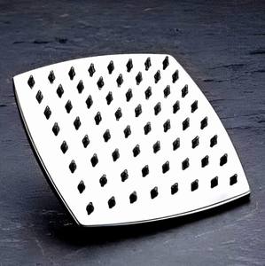 Ducha de Techo Curva de Acero Inoxidable 304 Sin Brazo |   Cabezal de ducha cuadrado para baño con acabado cromado, tamaño 10 x 10 pulgadas - Product Image 1