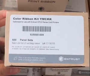 Cinta YMCKK Datacard Entrust 535000-009 |   Cinta de Color de Doble Cara para Impresora de Tarjetas de Identificación Serie CD CP (500 Impresiones) - Product Image 1