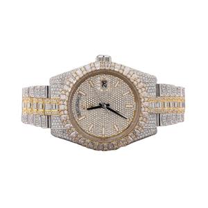 Reloj de Moissanita con Diamantes, Relojes de Lujo Totalmente Automáticos, Reloj de Moissanita con Diamantes VVV - Product Image 4
