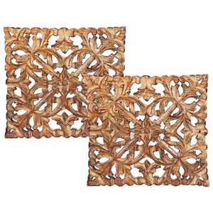 Carved Stainless Steel Trivet Tree Pattern Engraved Non-Slip Heat Resistant Hot Pot Pad Dining <b>Table</b> <b>Protector</b> Kitchen - Product Image 2