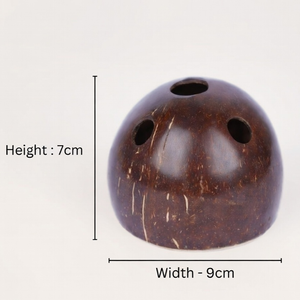 Coconut Natural Wood Round <b>Toothbrush</b> <b>Holder</b> Home Decoration for All <b>Toothbrushes</b> <b>and</b> <b>Toothpaste</b> - Product Image 4