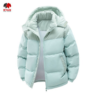 เสื้อแจ็คเก็ตพัฟเฟอร์คุณภาพสูงแบบกำหนดเองสำหรับผู้ชาย ผู้ใหญ่ และเด็ก พร้อมโลโก้แบบกำหนดเอง ดีไซน์ ODM ปิดด้วยซิป - Product Image 2