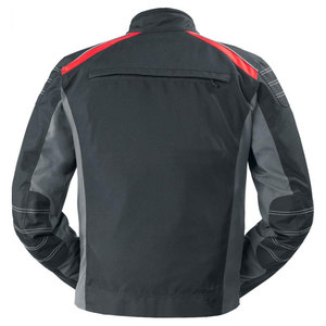 Men's Black Red Color Blocked <b>Motorcycle</b> <b>Jacket</b> Full Sleeve Windproof All Seasons Riding Wear - Product Image 5