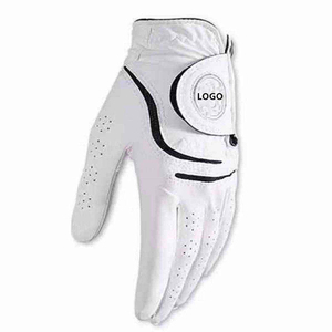 Guante de Golf de Alta Calidad, Blanco, de Cuero Genuino, para Mano Derecha, Antideslizante, con Cierre de Velcro, Unisex, Protección UV - Product Image 4