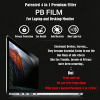 Filter Privasi Anti Spy untuk PC Laptop, pelindung monitor, pandangan jernih, layar laptop transparan, visibilitas transparan, perlindungan PC