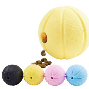 ของเล่นเคี้ยวสำหรับสุนัข TPR สีสันสดใส ทนทาน ทำจากยางแข็ง ลูกบอลเด้งดึ๋ง ของเล่นฝึกสุนัขแบบอินเทอร์แอคทีฟ ลูกบอล TPR มีเสียงบีบ ของเล่นสุนัข - Product Image 5