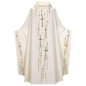 Chasubles et Robes de Clergé Doctoral pour Chorales – Sur Mesure, en Soie de Haute Qualité – Chasuble de Prêtre, Robe, Cape, Évêque - Product Image 5