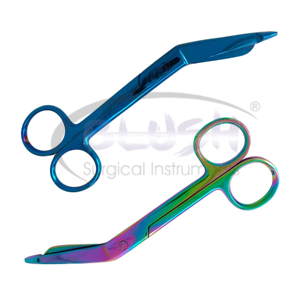 Handmade Steel Surgical Bandage Scissors Good Selling Rainbow Color Instruments Set Hospital Made Plastic By <b>Blush</b> Surgical - Product Image 4