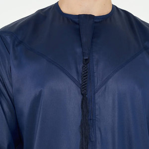 <b>Men</b> Juba Comfortable Traditional Muslim Robe Long Islamic Clothing Modest Loose Fit Breathable Material - Product Image 6