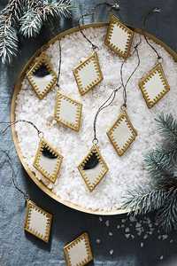 Gold Vintage Metal <b>Star</b> Christmas Ornament Handicraft Decorations - Product Image 5