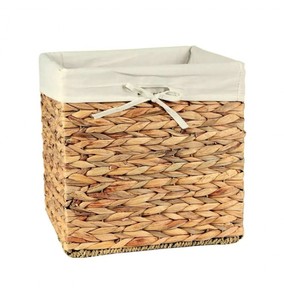 Wholesale Rectangle Water Hyacinth Eco-Friendly Foldable Storage <b>Basket</b> Handmade Laundry <b>Hamper</b> Household Use Made in Vietnam - Product Image 1