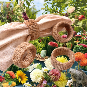 Decorative Jute <b>Table</b> <b>Runner</b> – Handmade Natural Fiber <b>Table</b> Cover for Wedding, Party and Event Decoration - Product Image 5