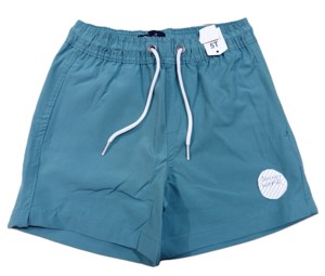 Shorts de bain pour garçons avec poches, couleur unie - Product Image 4