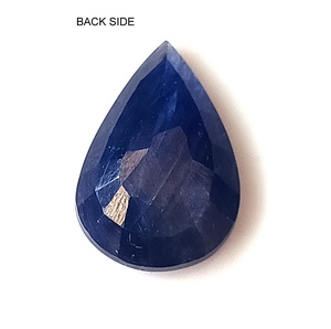 Saphir bleu naturel de Birmanie de 8,65 carats, taille poire, 11,5x17x5mm, non chauffé, pierre précieuse non montée - Product Image 6