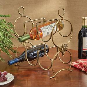 Organizador de Botellas de Vino para Debajo del Estante, para Bar en Casa y Decoración de Cocina, Minimalista, Resistente, de Metal - Product Image 6