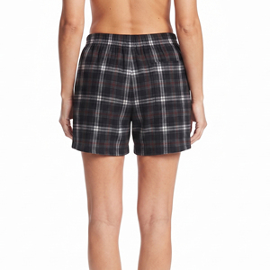 Nightwear <b>Plaid</b> <b>Shorts</b> Ladies Manufacture Flannel Sleepwear <b>Shorts</b> Women's 100% Cotton Flannel <b>Shorts</b> Ladies - Product Image 2