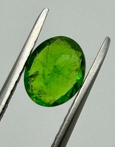 Pierre précieuse naturelle de tsavorite grenat, taille ovale, vert vif, 1,57 ct, pour la fabrication de bijoux, pierre de collection - Product Image 6