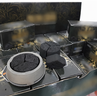 Briquettes de charbon de coco pour chicha, fabriquées à la machine, à faible teneur en soufre (0,06%), longue durée, 6,95 calories, fabriquées au Vietnam, neuves