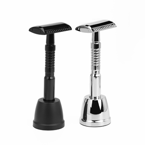 Di động cổ đ<span class=keywords><strong>i</strong></span>ển kim loạ<span class=keywords><strong>i</strong></span> không thấm nước Mens Double Edge Blades an toàn dao cạo du lịch - Product Image 6